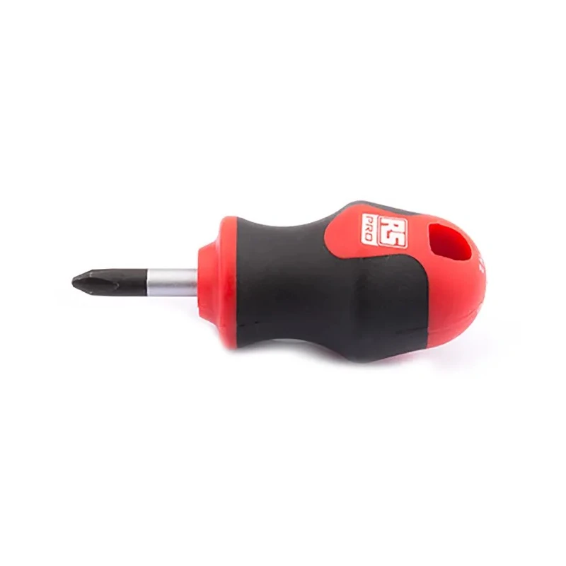 RS PRO Stubby Screwdriver PH1 Tip, 25 mm Blade, 85 mm Overall, Softgrip Handle, Chrome Vanadium Molybdenum Steel 182-9700