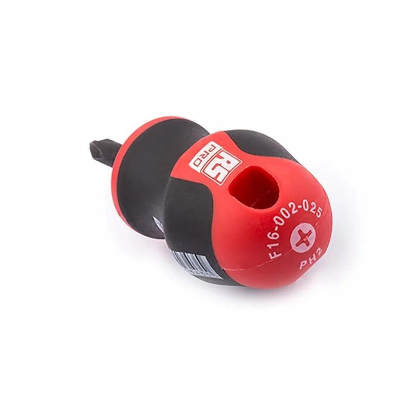RS PRO Stubby Screwdriver PH1 Tip, 25 mm Blade, 85 mm Overall, Softgrip Handle, Chrome Vanadium Molybdenum Steel 182-9700