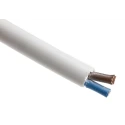 RS PRO 2 Core Power Cable White 4mm² 500V 70°C Thermoplastic Insulation 100 m 836-0723