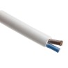 RS PRO 2 Core Power Cable White 4mm² 500V 70°C Thermoplastic Insulation 100 m 836-0723