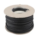 RS PRO H07Z-K Series Black 2.5 mm² Hook Up Wire 13 AWG 45/0.25 mm Core Strands 100 m Cross Linked 836-0818