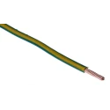 RS PRO H07V-R Series Yellow Green 6 mm² Hook Up Wire 10 AWG 7/1.03 mm Strands 100 m Polyvinyl 836-0919