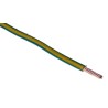 RS PRO H07V-R Series Yellow Green 6 mm² Hook Up Wire 10 AWG 7/1.03 mm Strands 100 m Polyvinyl 836-0919
