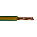RS PRO H07V-R Series Yellow Green 6 mm² Hook Up Wire 10 AWG 7/1.03 mm Strands 100 m Polyvinyl 836-0919