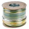RS PRO 10 mm² 750 V Polyvinyl Chloride Yellow Green Hook Up Wire 8 AWG 7/1.34 mm Core Strands 100 m 836-0937