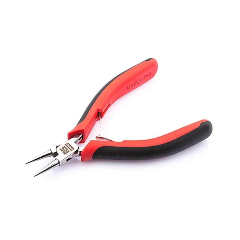 RS PRO Round Nose Plier, 130mm Overall Length, 22mm Internal Jaw, Stainless Steel, MicroMax Softgrip Handles 182-9798