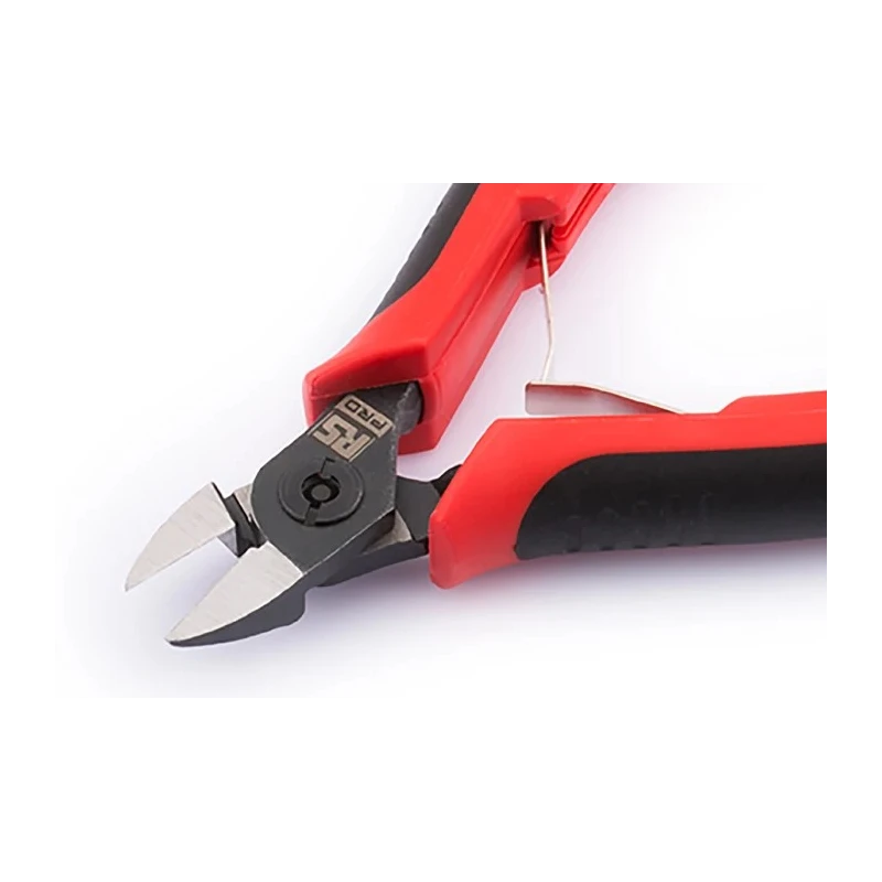 RS PRO Flush Side Cutter Diagonal Cutter 12mm Jaw Width 120mm Length Chrome Molybdenum Steel Handle Bi-Metal 182-9793