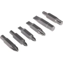RS PRO Ratchet Phillips Pozidriv Slotted Torx Screwdriver Bit Set 7 Pieces 105mm Drive Size 1/4 in Ratchet 182-9805