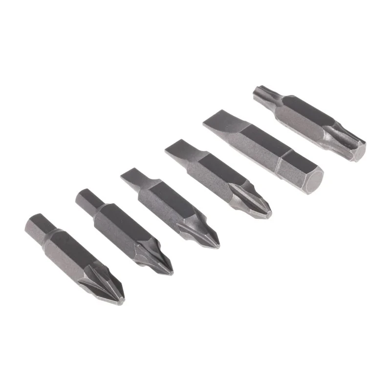 RS PRO Ratchet Phillips Pozidriv Slotted Torx Screwdriver Bit Set 7 Pieces 105mm Drive Size 1/4 in Ratchet 182-9805