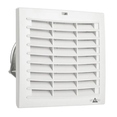 STEGO Filter Fan FPI/FPO 018 Series, 24V DC, 12W Power, 156 m³/h Filtered Airflow, 178 m³/h Unimpeded Airflow, , 176 mm IP54
