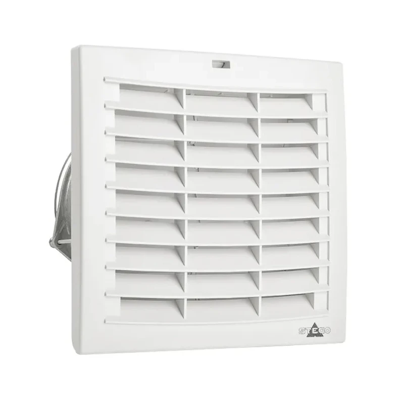 STEGO FPI/FPO 018 Series Filter Fan, 24V DC, 4.1W Power, 63 m³/h Filtered Air Flow, 118 m³/h Unimpeded Air Flow, , 124 IP54