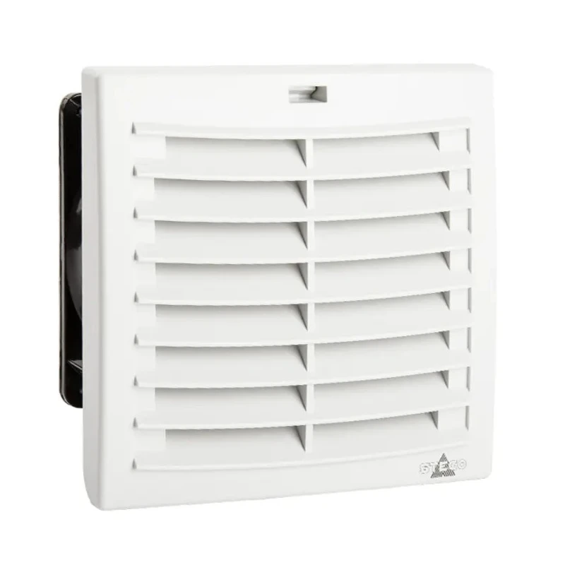 STEGO FPI/FPO 018 Series Filter Fan, 24V DC, 4.1W Power, 56 m³/h Filtered Airflow, 66 m³/h Unimpeded Airflow, , 124 mm IP54