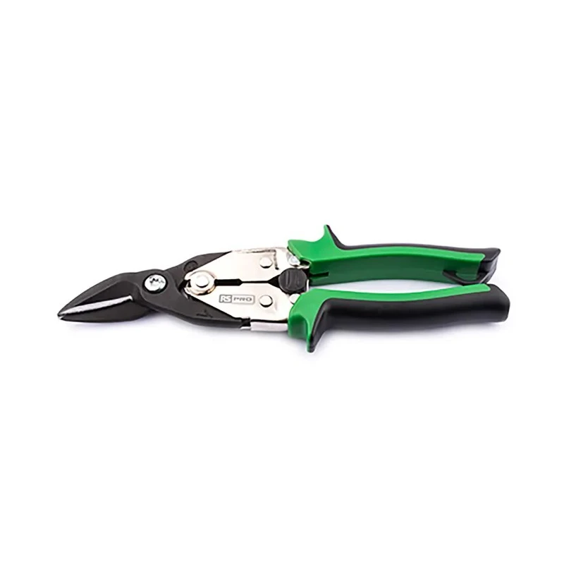 RS PRO 250mm Right Cut Tin Snip for Stainless Steel Sheet Metal Cutting 182-9986