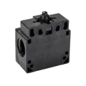 Omron D4N Series Plunger Limit Switch, 1 NO/1 NC, IP67 Rated, 250V AC, Snap Action, M20 Terminal 