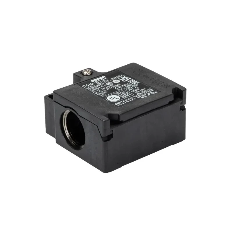 Omron D4N Series Plunger Limit Switch, 1 NO/1 NC, IP67 Rated, 250V AC, Snap Action, M20 Terminal 