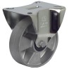 LAG Fixed Castor Wheel Aluminium, 85 mm Diameter, 150 kg Load Capacity, Ball Bearing, Die Cast Aluminium Hub 39158