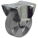 LAG Fixed Castor 370 kg Load Capacity 140 mm Aluminium Wheel Stainless Steel Frame 39174