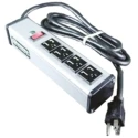 Wiremold Extension Lead Kit 4 Sockets 4.6 m Cable Length 15A Current 120V Surge Protection RCD Protected Switchable 836-1631