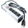 Wiremold Extension Lead Kit 4 Sockets 4.6 m Cable Length 15A Current 120V Surge Protection RCD Protected Switchable 836-1631