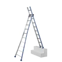TUBESCA Aluminium 2-Section Combination Ladder 2.92 m Closed Height, 4.88 m Extended Height, 150 kg Load Capacity 02442610