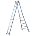TUBESCA Aluminium 2-Section Combination Ladder 2.92 m Closed Height, 4.88 m Extended Height, 150 kg Load Capacity 02442610