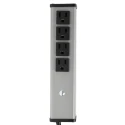 Wiremold 1.8 m 4 Socket NEMA 5-15R Extension Lead 120V UL101BC