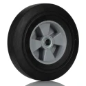 RS PRO Black Rubber Trolley Wheel Load Capacity 600kg Bore Diameter 20mm Wheel Diameter 255mm 183-0090