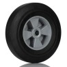 RS PRO Black Rubber Trolley Wheel Load Capacity 600kg Bore Diameter 20mm Wheel Diameter 255mm 183-0090