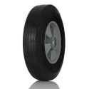 RS PRO Black Rubber Trolley Wheel Load Capacity 600kg Bore Diameter 20mm Wheel Diameter 255mm 183-0090