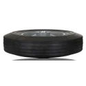 RS PRO Black Rubber Trolley Wheel Load Capacity 600kg Bore Diameter 20mm Wheel Diameter 255mm 183-0090