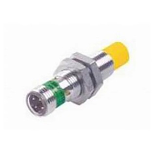 Turck Threaded Barrel Inductive Proximity Sensor, M12 x 1 Thread Size, Chrome Plated Brass Housing, 30 NI10U-M12-AN6X-H1141