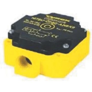 Turck Block Inductive Proximity Sensor M20 Thread Size PNP Output 65 V DC 200mA 75 mm Detection Range NI75U-CP80-VP4X2