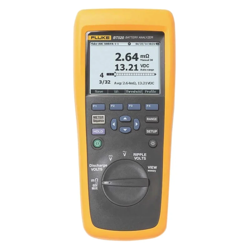 Fluke Battery Tester All Chemistries 7.4V 3000mAh Wireless Data Transfer CAT III600V FLUKE-BT520