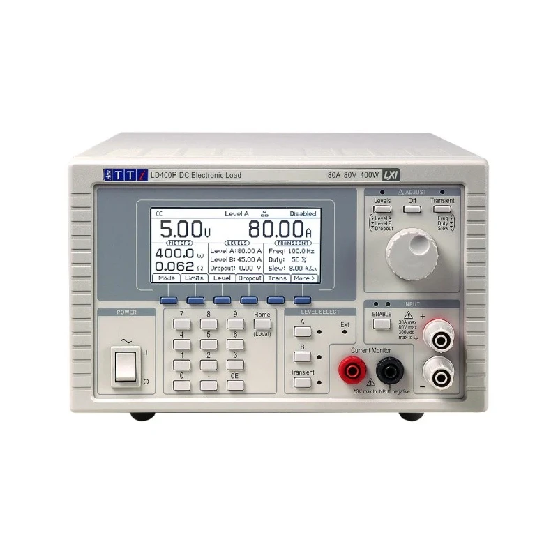 Aim-TTi LD400 Series Programmable Electronic Load, 0 to 400 W, 0 to 80 V, 0 to 80 A LD400