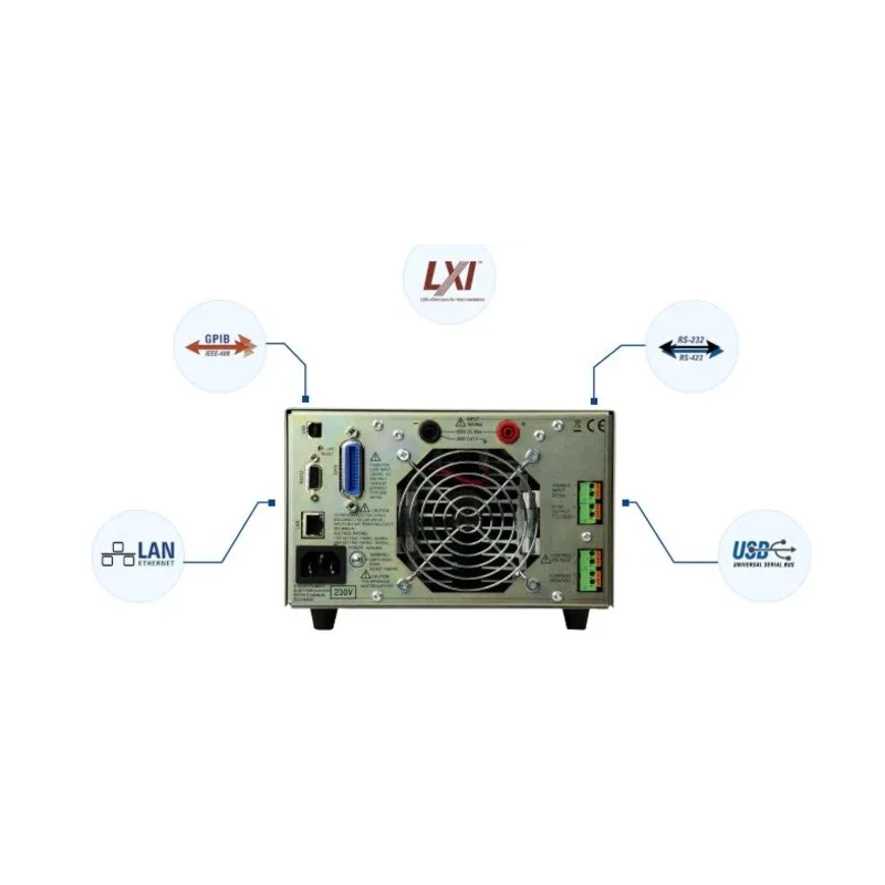 Aim-TTi LD400 Series Programmable Electronic Load, 0 to 400 W, 0 to 80 V, 0 to 80 A LD400