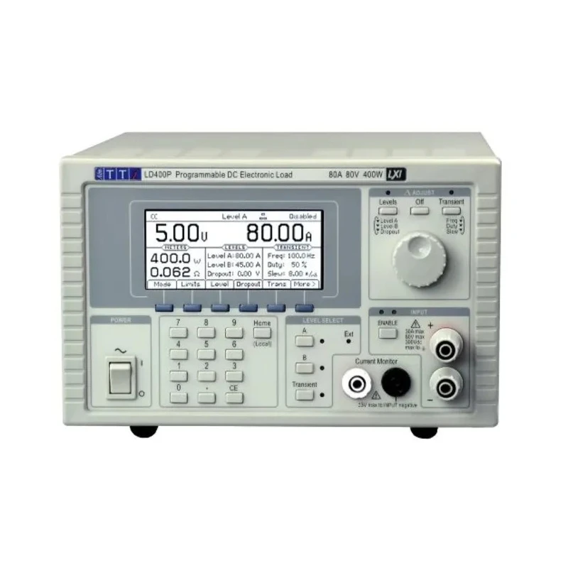 Aim-TTi LD400 Series Programmable Electronic Load, 0 to 400 W, 0 to 80 V, 0 to 80 A LD400