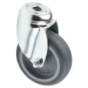 Tente Swivel Castor with 150 kg Load Capacity, 75 mm Thermoplastic Rubber Wheel, Pressed Steel Frame, Model 2470YGO075P30-11