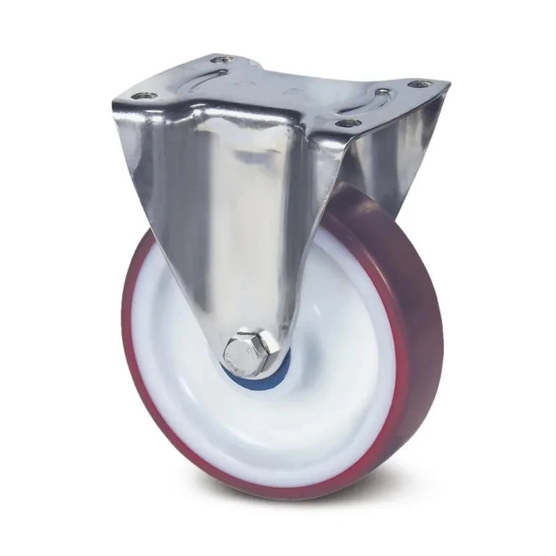 Tente Swivel Castor with 350 kg Load Capacity, 160 mm Polyurethane Wheel, Roller Bearing Hub 8478UAD160P63