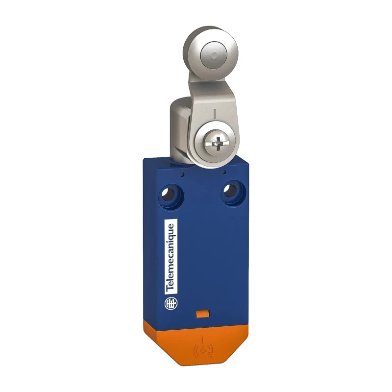 Telemecanique Sensors XCMW Series Roller Lever Limit Switch 1 NO/1 NC 240V AC 6A IP65 Plastic Housing 