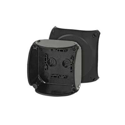 HENSEL Black Polycarbonate Junction Box IP67 IP66 IEC 60754-2 104mm x 70mm x 104mm KF0400C