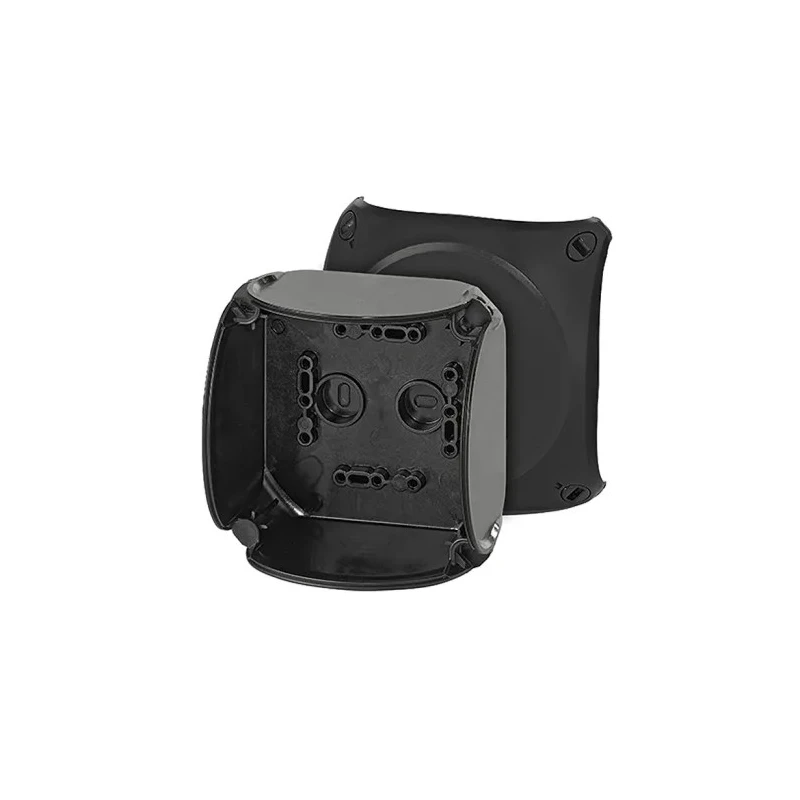 HENSEL Black Polycarbonate Junction Box IP67 IP66 IEC 60754-2 104mm x 70mm x 104mm KF0400C