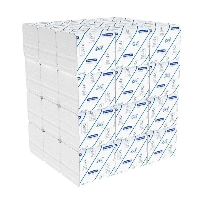 SCOTT Toilet Roll 36 Rolls 9000 Sheets Total Capacity High Demand Industrial Commercial 8042