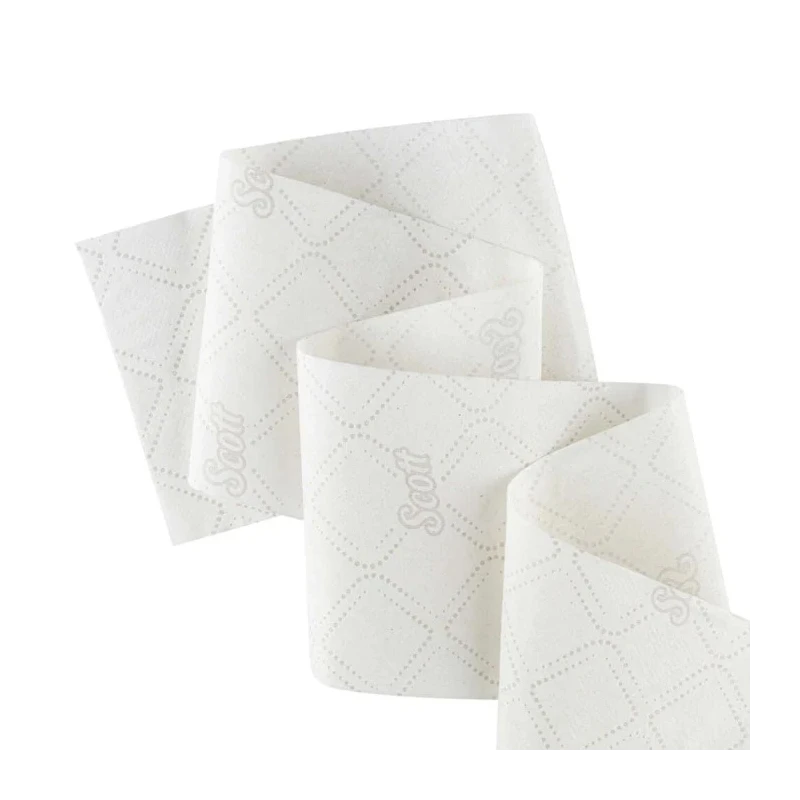 SCOTT Jumbo Toilet Roll 12 Rolls of 6000 Sheets 2 Ply, EU Ecolabel FSC Certified 8615