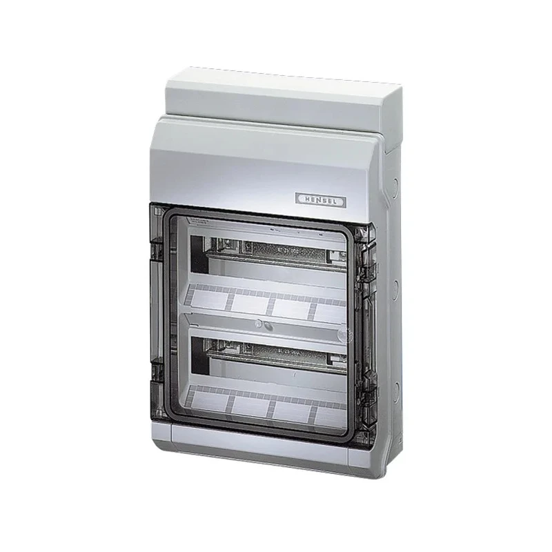 HENSEL Lockable KV Distribution Board Polystyrene 24 Way, Grey, IP65, 400V AC KV9224M