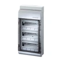 HENSEL Lockable KV Distribution Board Polystyrene Grey 36 Way 400V IP65 KV9336M