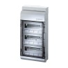 HENSEL Lockable KV Distribution Board Polystyrene Grey 36 Way 400V IP65 KV9336M