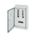 HENSEL FPVN Distribution Board, 125A Current Rating, 690V Supply Voltage, 8 Way Polycarbonate Enclosure FPVN0800GB