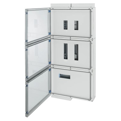 HENSEL Distribution Board 12 Way, 125A Current Rating, Polycarbonate Enclosure, 690V Supply Voltage FPVN1200GB