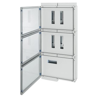 HENSEL Distribution Board 125A 16 Way Polycarbonate Enclosure FPVN1600GB