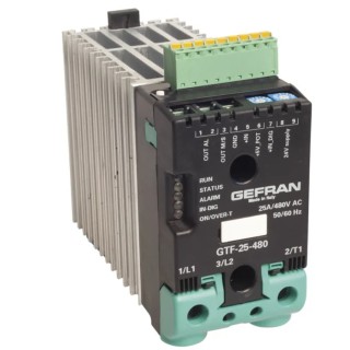 Gefran DIN Rail Power Controller Solid State Relay 760V 75A 1 Phase LED Display GTF-75-480-0-0-0-0 1-B-M